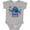 AC-Heather Grey, variant on Inktastic Robot Brother Boys Baby Bodysuit