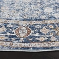 thumbnail image 3 of SAFAVIEH Moondust Dani Oriental Polyester Area Rug, Ivory/Blue, 6' x 6' Round, 3 of 8