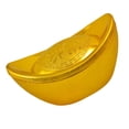 thumbnail image 2 of 1 pieza de adorno de escritorio de plástico de juguete de lingote de oro simulado (dorado), 2 of 6