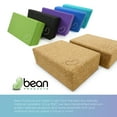thumbnail image 6 of Yoga Blocks - Eco Friendly Cork Yoga Block Non-Slip Durable Fitness for Improve Strength, Flexibility - Green, 6 of 11