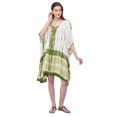 thumbnail image 1 of Tie Dye Short Kaftan for Women Geometric Stripes Tunic Top Beach Women Cover-ups Plus Size Short Caftan Nightwear Online By Oussum, 1 of 5