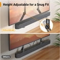 thumbnail image 3 of Soporte para barra de sonido Perlegear, altura ajustable de hasta 7 kg, 3 of 7