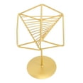 thumbnail image 4 of Gold Geometric Table Decor Creative 3D Iron Geometric Sculpture Compact Art Ornament Decor for Living Room Study Office, 4 of 16