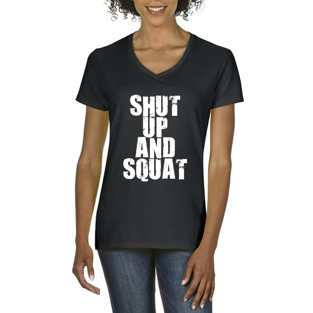 t shirt shut up and squat