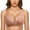 Coffee, variant on Women's Front-Close Lace Wireless Bra, Plus Size Comfort T-Back Seamless Bra, Full Coverage Supportive Unlined Bra for Large Bust, 6 Colors, M-5XL