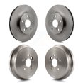 thumbnail image 1 of CMX Front Rear Disc Brake Rotors Drums Kit for Car 2006 Toyota Camry with 296mm Diameter Rotor K8-101993, 1 of 11