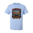 thumbnail image 2 of Wild Bobby, Main Street of America Route 66 Bike Motorcycle Cars and Trucks Men's Graphic T-Shirt, Light Blue, Medium, 2 of 3