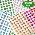 thumbnail image 2 of Paquete de pegatinas Progoe holographic Small Star 1620, 15 mm, 2 of 8