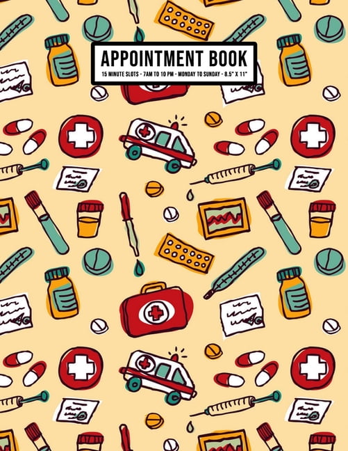 Medical Appointment Book : Undated Hourly Appointment Book ...