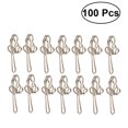 thumbnail image 1 of 100 Pcs Crochet de Rideau Papillon Plaqué Imitation Nickel Doré Accessoires de Rideau Crochet, 1 of 8