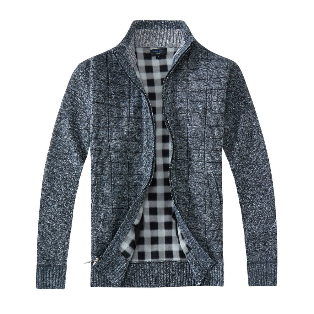 Gioberti - Gioberti Men's Knitted Regular Fit Full Zip Cardigan Sweater ...