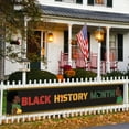 thumbnail image 2 of Black History Month Fence Banner African American National Holiday Party Photo Booth Backdrop Yard Lawn Sign Outdoor Decoration, 2 of 4