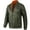 Olive Green, variant on WREESH Fashion Winter Jacket Men'S Solid Color Casual Loose Fitting Long Sleeved Hooded Jacket Long Sleeve Hoodless Casual Outwear Jackets Olive Green