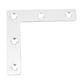 thumbnail image 3 of Conector de herrajes para muebles, 50 piezas Conector de placa de esquina en L de acero inoxidable Conector de placa de esquina de alta capacidad, 3 of 9