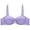 Purple, variant on Pure Desire Underwear Women's Thin Bra Top Support Sagging Bra Women's Bra, Size 32
