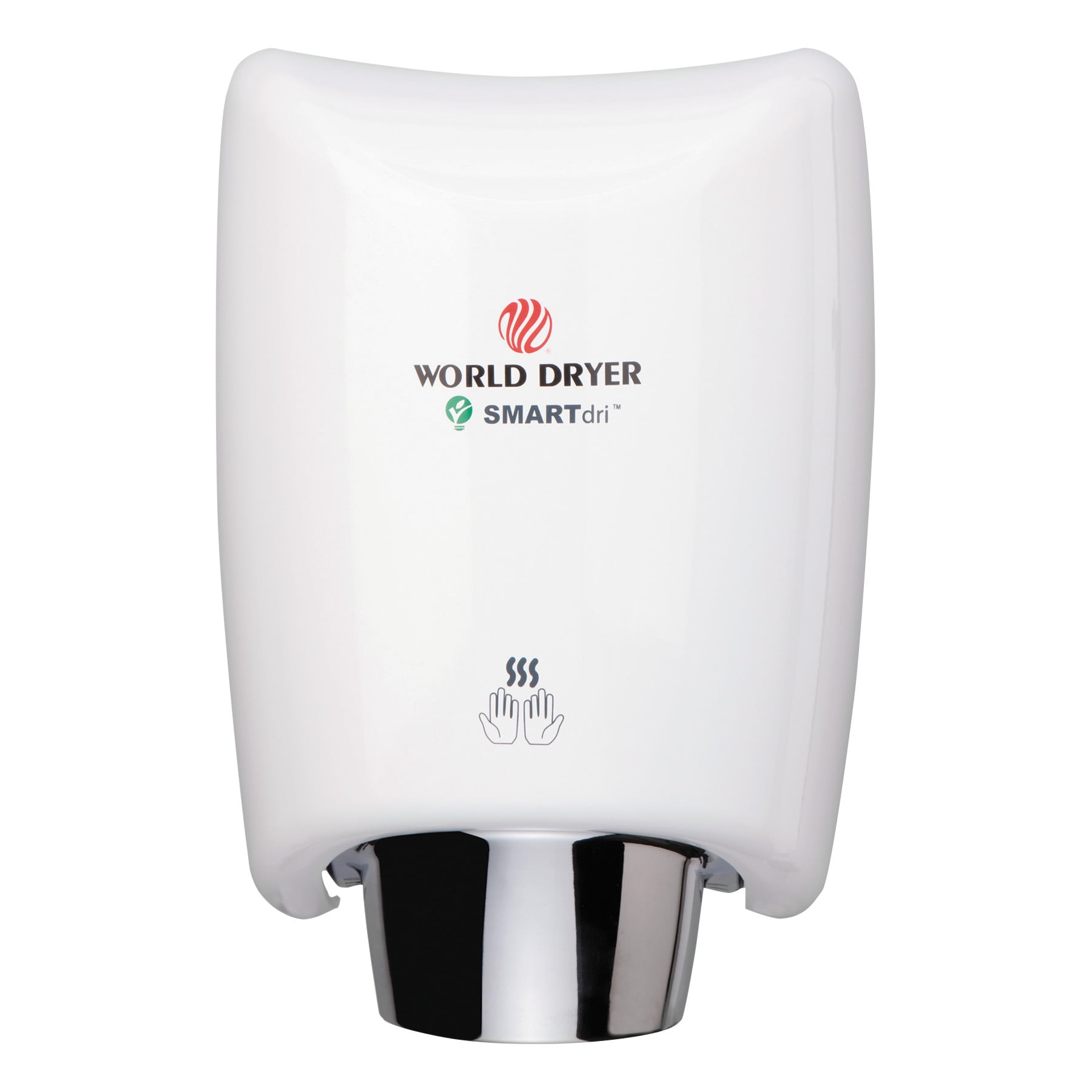 WORLD DRYER SMARTdri Hand Dryer, Aluminum, White WRLK974A2 Walmart