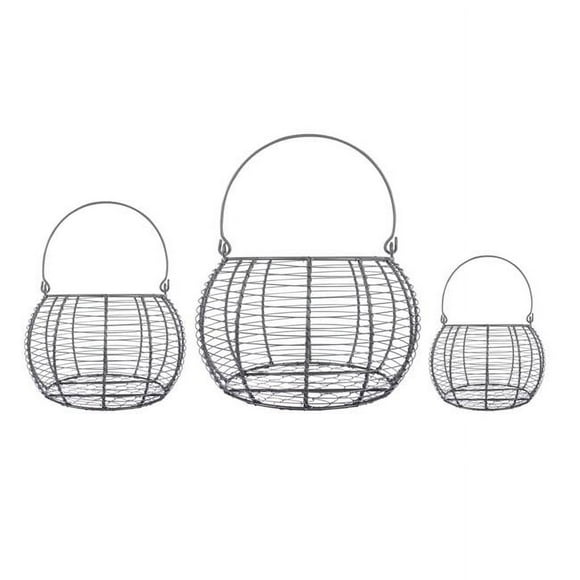 Design Imports Z01365 Panier Vintage - Lot de 3