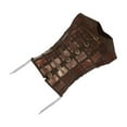 thumbnail image 3 of serony Samurai Armor Steampunk Chest Armor for Pirate Party Halloween brown brown, 3 of 6