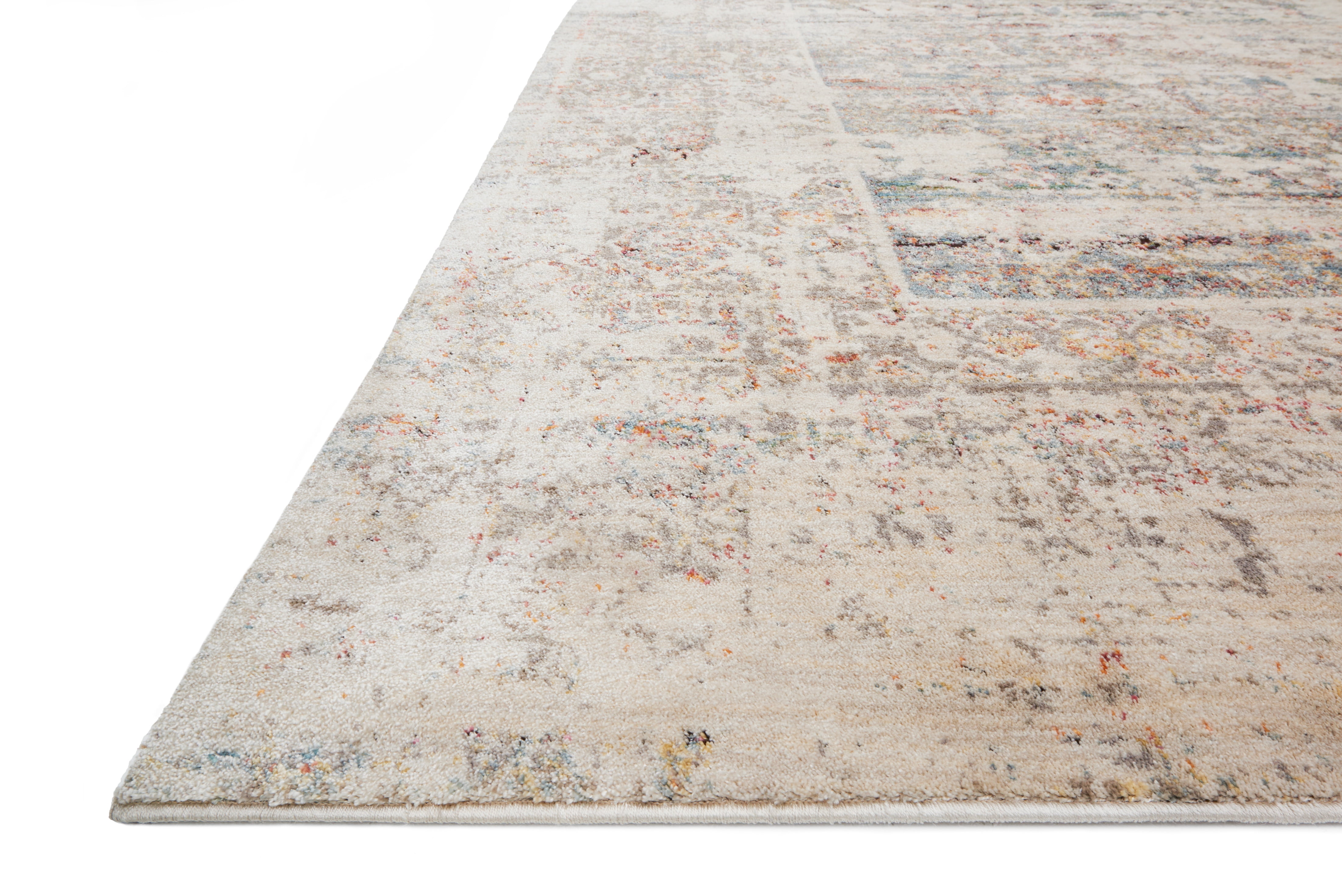 Loloi Javari Ivory / Granite Power Loomed Area Rug, 12' x 15'