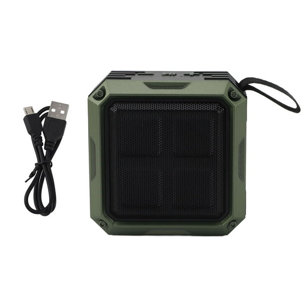Altavoz Bluetooth Nikou Inalámbrico Portátil Pequeño Color Verde