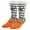Gray Orange, variant on ODD SOX, SpongeBob Nickelodeon Novelty Crew Socks, 90's Cartoon