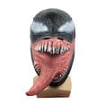 thumbnail image 1 of Máscara de látex Venoms para fiesta de disfraces de carnaval de Halloween, 1 of 1