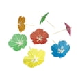 thumbnail image 2 of sunsanly 50 Pcs Cocktail Picks Hawaiian Party Decor Food Drink Picks Cupcake Toppers Umbrella Sticks for Summer Birthday Pool Parties, 2 of 8