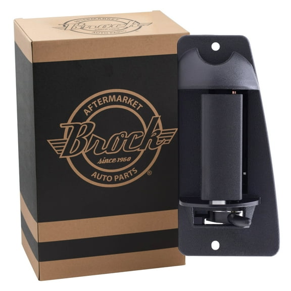Brock Replacement Drivers Rear Outside Door Handle compatible with 99-06 Silverado Sierra Extended Cab Pickup Truck