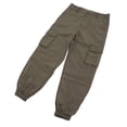 thumbnail image 2 of Pantalones Cargo para mujer Nikou informales elegantes para exteriores color verde S, 2 of 15