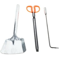 Melantax Fireplace tools set Fireplace shovel Fire poker and fire hook Fireplace supplies
