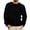 Black, variant on Men's Long Sleeve Crew Neck Knit Sweater Classic Fit Solid Casual Pullover Top