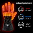 thumbnail image 3 of Savior Heat Electric Battery Heated Men's Work Snow Gloves - Size S to 3XL,Color Yellow, 3 of 10