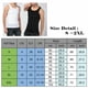 thumbnail image 4 of TRKIYQC Hombres Cuerpo Adelgazamiento Chaleco Pérdida de Peso Color Sólido Cuello Redondo Correr Cintura Espalda Fajas TRKIYQC moderno, 4 of 4