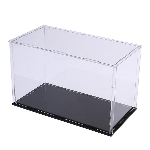 Vogacara Caja de herramientas a prueba de polvo de exhibición de juguete de acrílico transparente moderno 18x14x30cm Juguetes Tipo 3