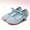 F-86Blue, variant on ZHOGXU Big Girls Dance Shoes Soft Sole Non Sequins Design Snap Closure Comfortable Fashion Performance Shoes Blue 4-4.5 Years