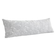 Sweet Jojo Designs Lace Grey Body Pillow Cover Case 54x20 (Pillow Not Included)