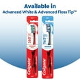 thumbnail image 6 of Colgate 360 Advanced Floss-Tip Bristles Adult Manual Toothbrush, Soft, 2 Pack, 6 of 10