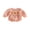 Orange, variant on RUINIXCW Newborn Baby Girl Halloween Outfit Fall Bubble Romper Pumpkin Embroidered Striped Doll Collar Ruffled Long Sleeve Bodysuit Jumpsuit Playsuit