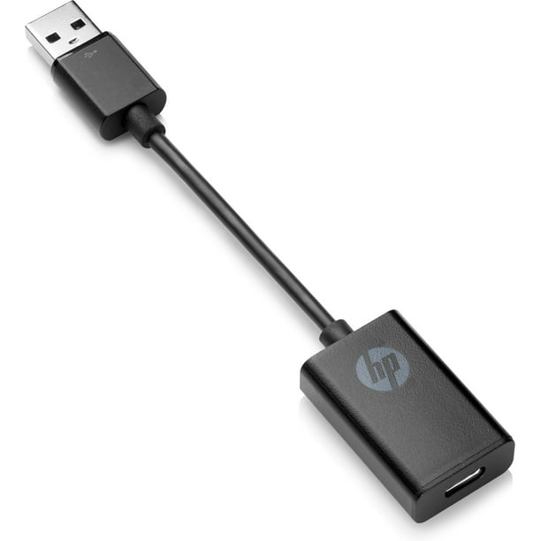 HP USB-A to USB-C Dongle, Black Walmart.com