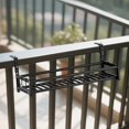 thumbnail image 1 of Colaxi Hanging Planter Balcony Flower Pot Decoration Metal Hanging Window Flower Box Deck Railing Planter Box for Indoor Living Room Planter Length 75 cm, 1 of 8