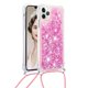 thumbnail image 1 of Funda FOXDOCK para iPhone 11 Pro con Cuerda Ajustable, Brillo Líquido, Protección Antigolpes y Lente – Ideal para Regalo, 1 of 6