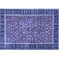 thumbnail image 1 of Ahgly Company Indoor Rectangle Persian Blue Traditional Area Rugs, 2' x 4', 1 of 4