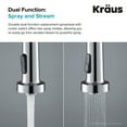 thumbnail image 3 of Kraus Dual Function Kitchen Faucet Sprayer in Chrome, 3 of 7
