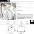 thumbnail image 3 of Zhengup Chiffon Detachable Fake Collar,Half Shirt Blouse Dickey Collar Faux False Collar Elegant for Women Girls, 3 of 7