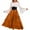 Orange, variant on Kaemgyyd Women's Renaissance Dress off Shoulder Vintage Medieval Elegant Dress Long Sleeves Tiered Gothic Gown