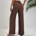 thumbnail image 3 of SIYUDAN Women Pants Woman Pants Casual Brick RedAdult Trousers For Women Womens Lounge Pants Wide Leg Womens Pants Women'S Fall Pants, 3 of 7