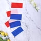 thumbnail image 2 of EeaseMX 50 banderas pequeñas de Francia para sujetar con palo, banderas internacionales de países del mundo, decoración para fiestas., 2 of 7