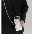 thumbnail image 6 of Fashionable Woman Case for Samsung Galaxy Z Flip 3 with Digit Print, Stylish Girls Phone Case for Galaxy Z Flip 3 Silver Plating, Cute Case for Z Flip 3 with Numbers Design (Case Only), 6 of 14