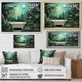 thumbnail image 4 of Designart "Fresh Oasis in the Bath II" Bath & Laundry Floater Framed Canvas Wall Art, 4 of 7
