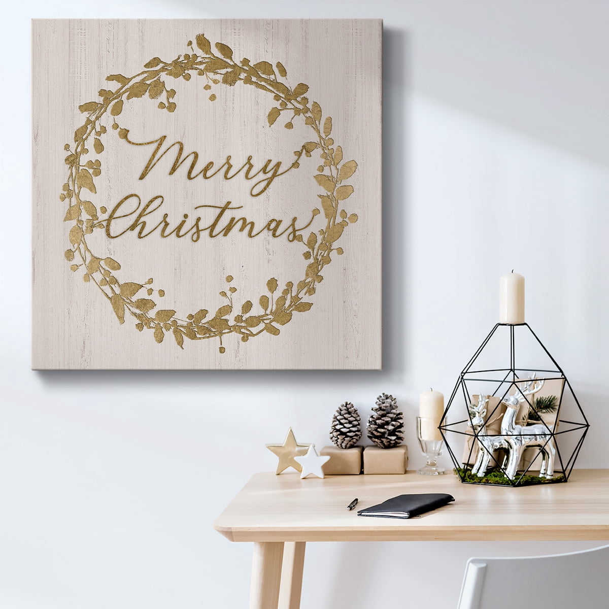 Nativity Wreath- Gallery Wrapped Canvas